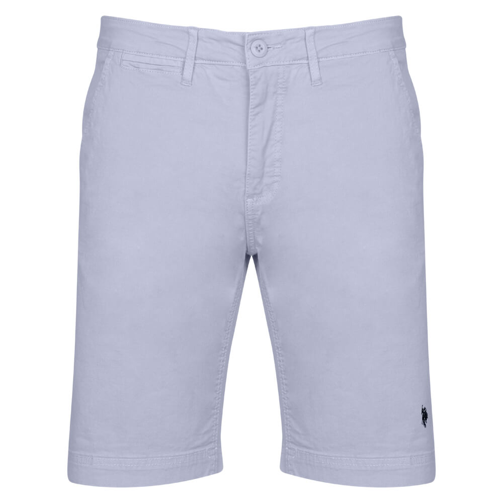 US POLO Βερμούδα Chinos 100% Cotton US0AP6221849492P6000 Λευκό