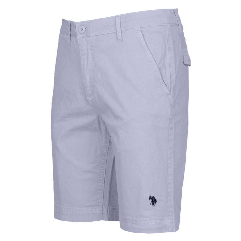 US POLO Βερμούδα Chinos 100% Cotton US0AP6221849492P6000 Λευκό