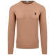 U.S POLO Μπεζ Πουλόβερ C Neck - US0AP6656648847P1000