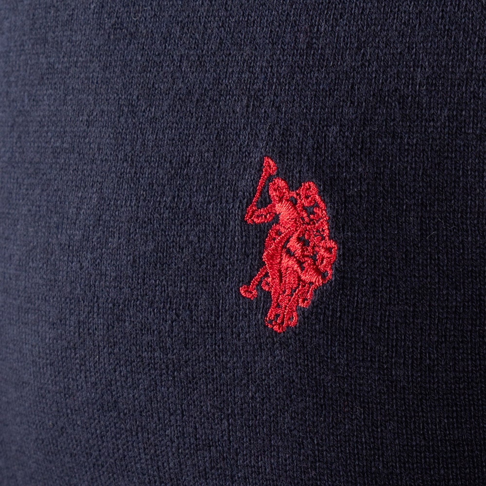U.S POLO Μπλε Πουλόβερ C Neck - US0AP6656648847P1000