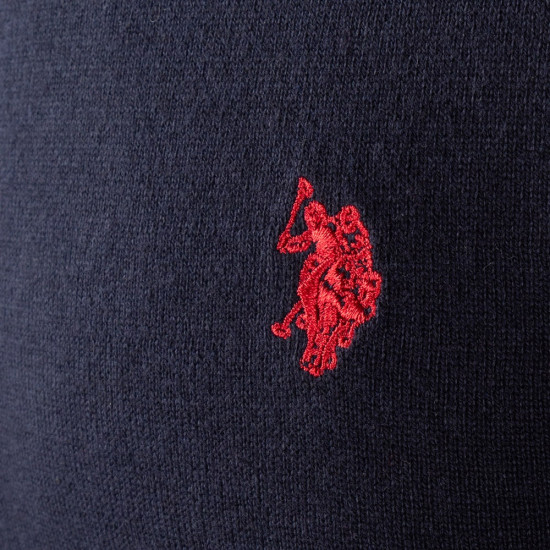 U.S POLO Μπλε Πουλόβερ C Neck - US0AP6656648847P1000