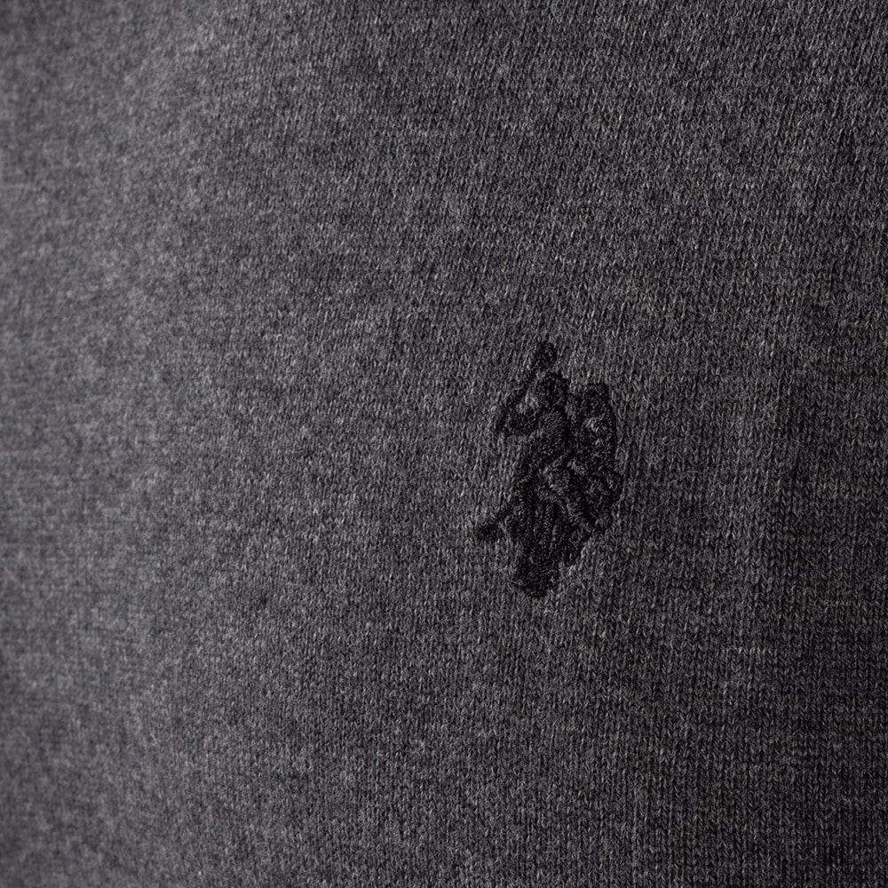 U.S POLO Γκρι Πουλόβερ C Neck - US0AP6656648847P1000