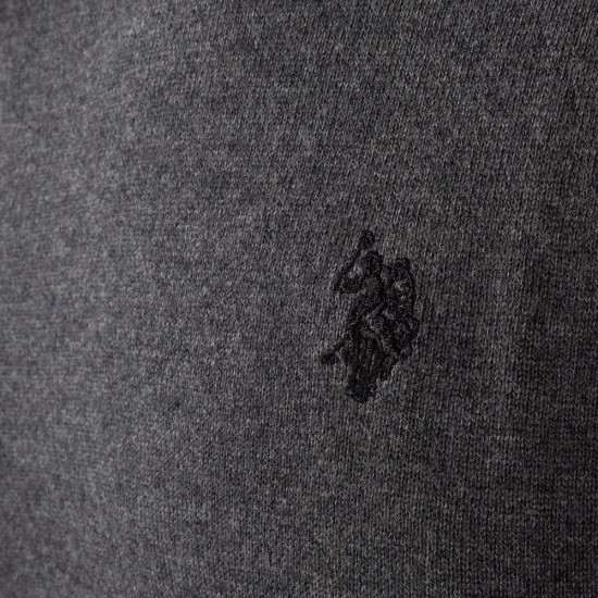 U.S POLO Γκρι Πουλόβερ C Neck - US0AP6656648847P1000
