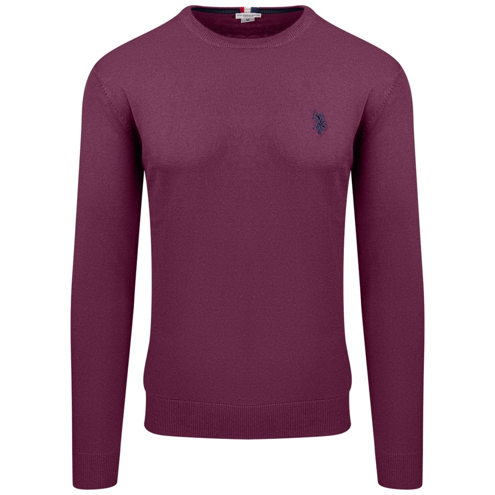 U.S POLO Μωβ Πουλόβερ C Neck - US0AP6656648847P1000