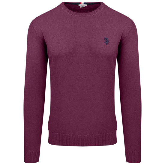 U.S POLO Μωβ Πουλόβερ C Neck - US0AP6656648847P1000