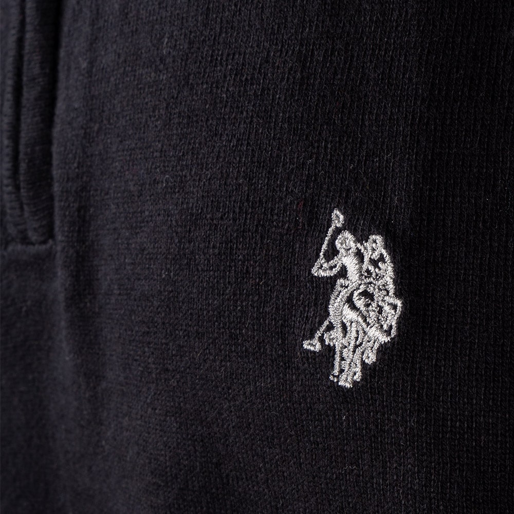 U.S. POLO Μαύρο Half Zip - US0AP665724884700000