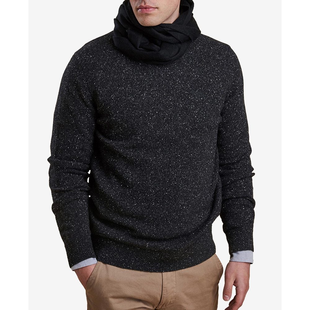 Barbour Μαύρο Κασκόλ - 3BRUSC0008