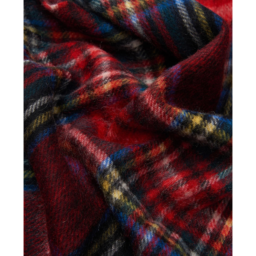 BARBOUR Κόκκινο Κασκόλ Καρό - 3BRUSC0137 