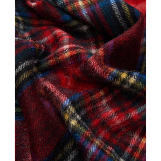 BARBOUR Κόκκινο Κασκόλ Καρό - 3BRUSC0137 