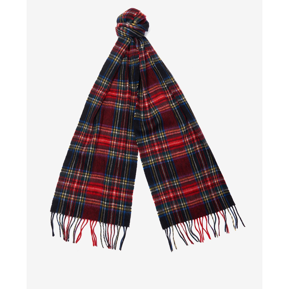 BARBOUR Κόκκινο Κασκόλ Καρό - 3BRUSC0137 