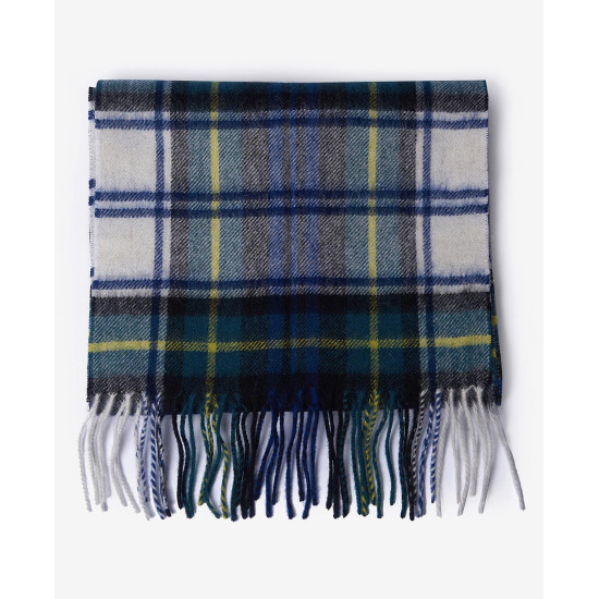 BARBOUR Λευκό Κασκόλ Καρό - 3BRUSC0137 