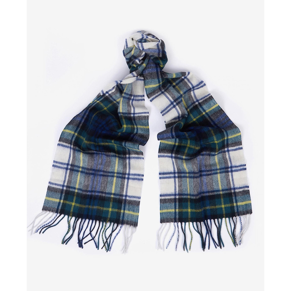 BARBOUR Λευκό Κασκόλ Καρό - 3BRUSC0137 