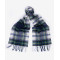 BARBOUR Λευκό Κασκόλ Καρό - 3BRUSC0137 
