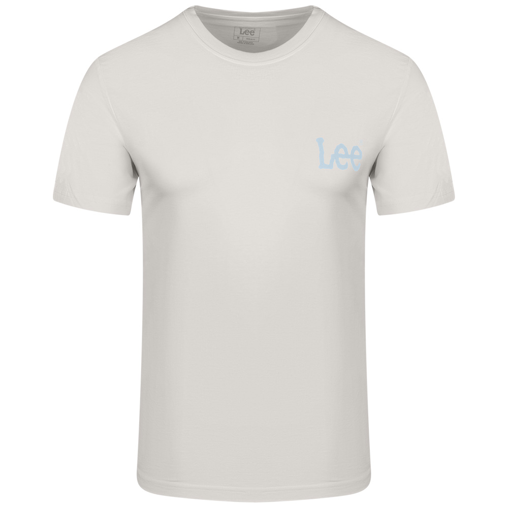 Lee Εκρού T-shirt C Neck - 112376489