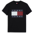 Tommy Jeans Μαύρο T-shirt C Neck - DM0DM22645 Tommy Jeans Μαύρο T-shirt C Neck - DM0DM22645