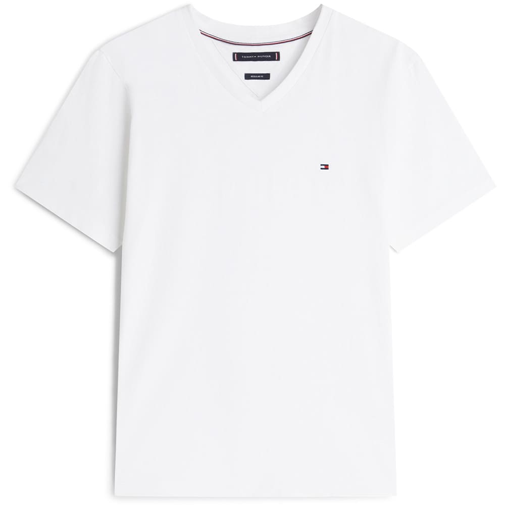 Tommy Hilfiger Λευκό T-shirt V Neck - MW0MW39249