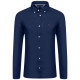 Tommy Hilfiger Μπλε Πουκάμισο Button Down 100% Λινό - MW0MW34602