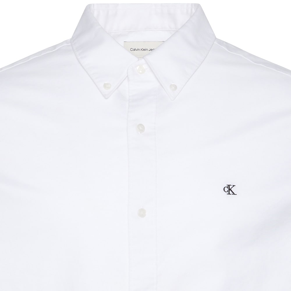 Calvin Klein Λευκό Πουκάμισο Button Down - LV140EM125