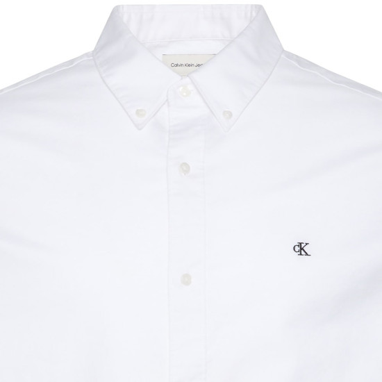 Calvin Klein Λευκό Πουκάμισο Button Down - LV140EM125