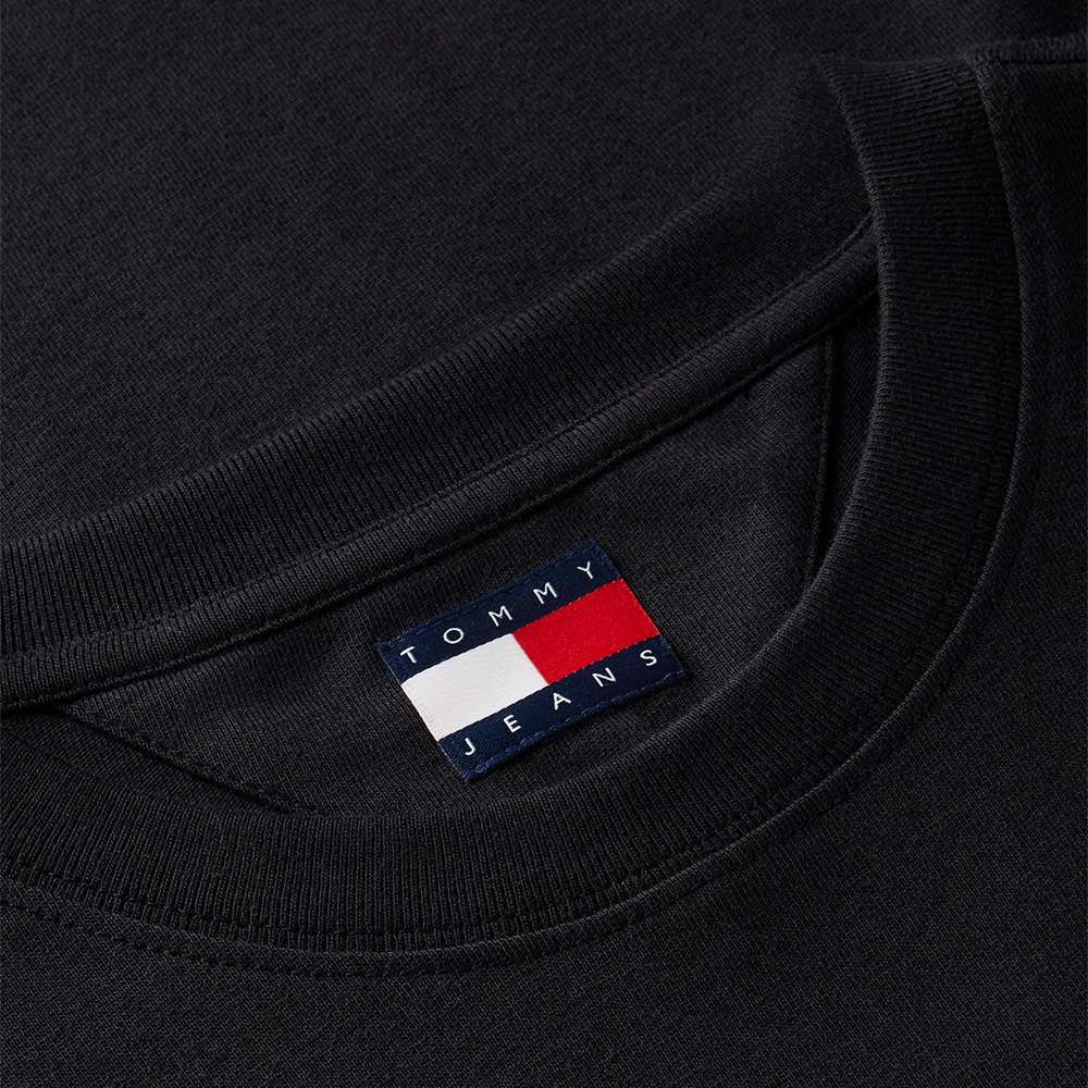 Tommy Jeans Μαύρο T-shirt C Neck - DM0DM22645