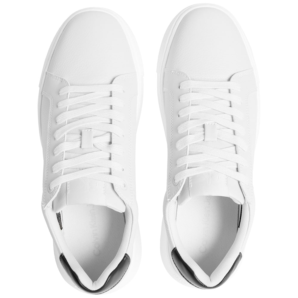Calvin Klein Λευκά Sneakers 100% Leather - YM0YM01198