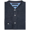 Tommy Hilfiger Μπλε Πουκάμισο Mao 100% Λινό - MW0MW39271