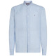 Tommy Hilfiger Γαλάζιο Πουκάμισο Mao 100% Λινό - MW0MW39271