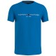 Tommy Hilfiger Μπλε Ρουά T-shirt C Neck - MW0MW31996