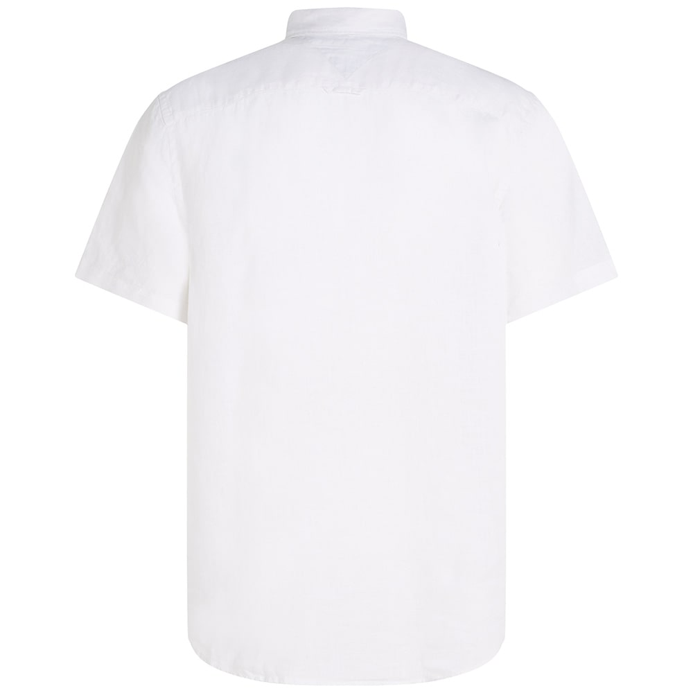Tommy Hilfiger Λευκό Πουκάμισο Button Down 100% Linen - MW0MW35207
