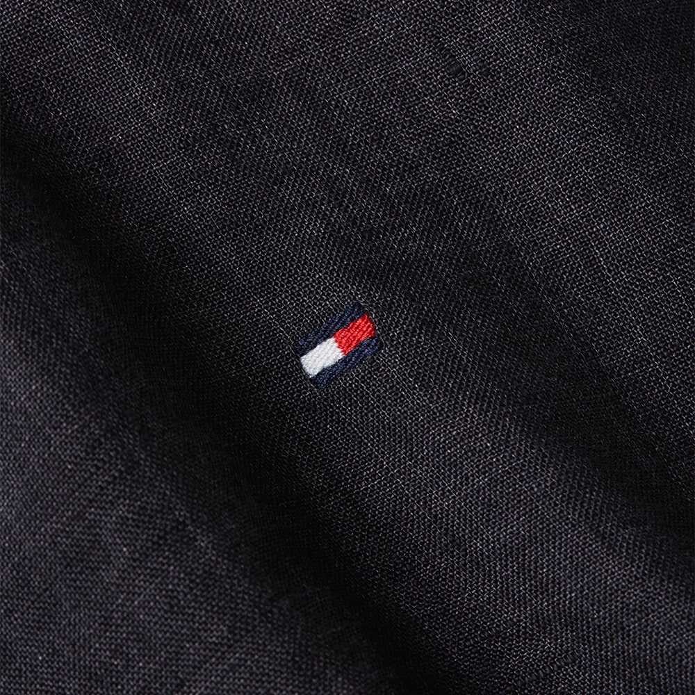 Tommy Hilfiger Μαύρο Πουκάμισο Button Down 100% Linen - MW0MW35207