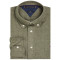 Tommy Hilfiger Λαδί Πουκάμισο Button Down 100% Λινό - MW0MW34602