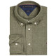 Tommy Hilfiger Λαδί Πουκάμισο Button Down 100% Λινό - MW0MW34602