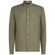 Tommy Hilfiger Λαδί Πουκάμισο Button Down 100% Λινό - MW0MW34602