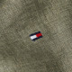 Tommy Hilfiger Λαδί Πουκάμισο Button Down 100% Λινό - MW0MW34602