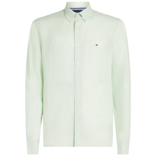 Tommy Hilfiger Λαχανί Πουκάμισο Button Down 100% Λινό - MW0MW34602