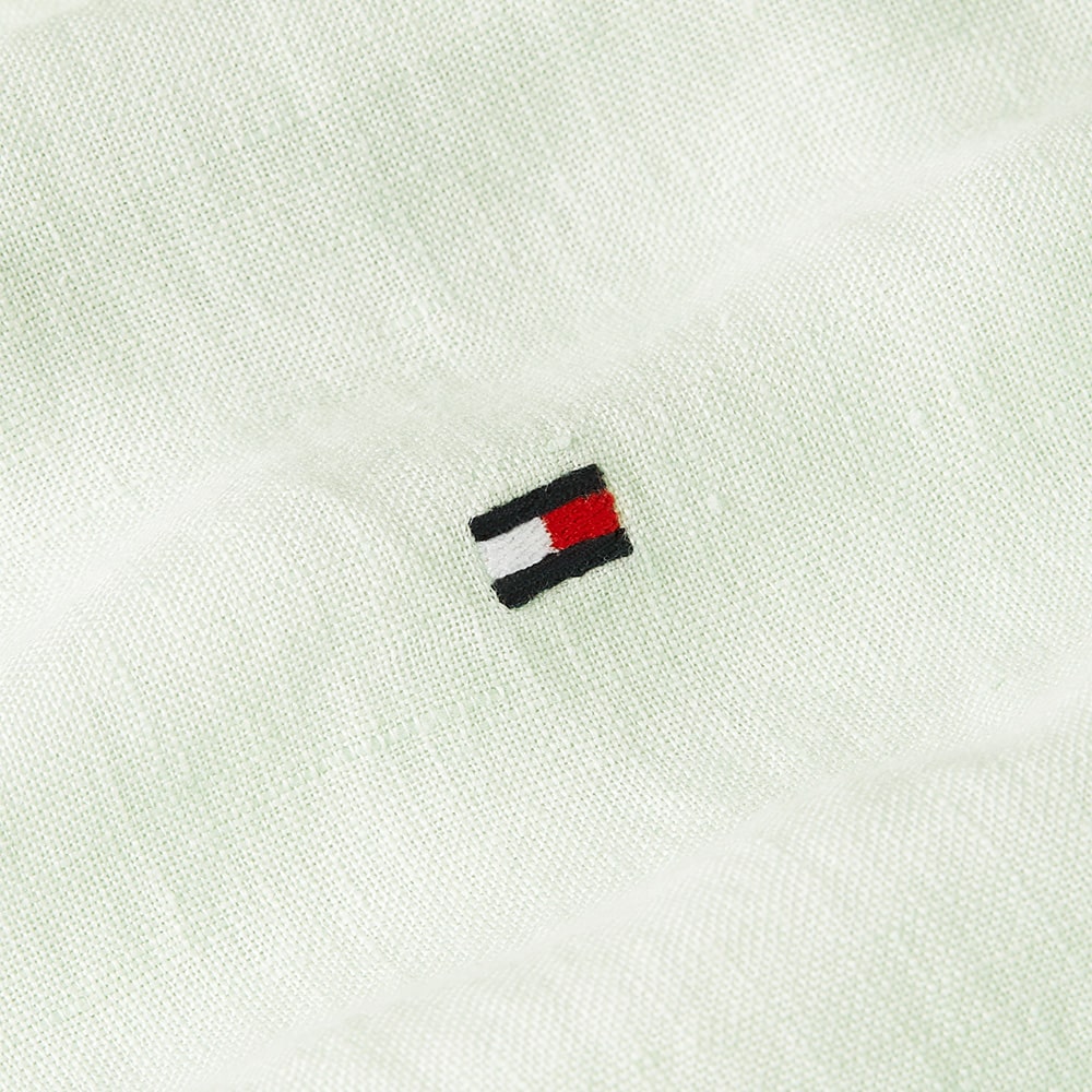 Tommy Hilfiger Λαχανί Πουκάμισο Button Down 100% Λινό - MW0MW34602