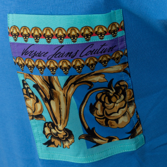 Versace Jeans Couture Μπλε T-shirt - VJ0AP72GAH6RAJ000100