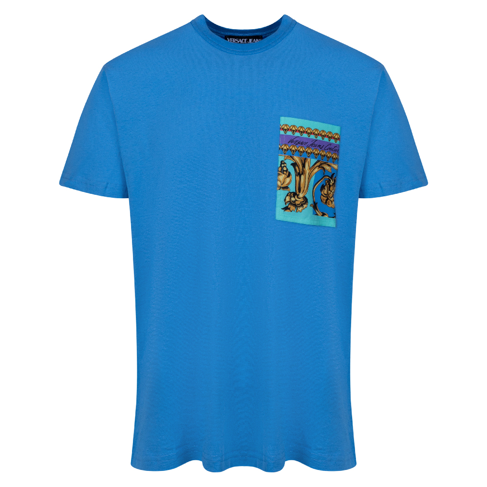 Versace Jeans Couture Μπλε T-shirt - VJ0AP72GAH6RAJ000100
