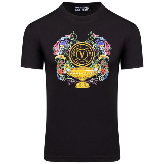 Versace Jeans Couture Μαύρο T-shirt - VJ0AP74GAHF01CJ00F00