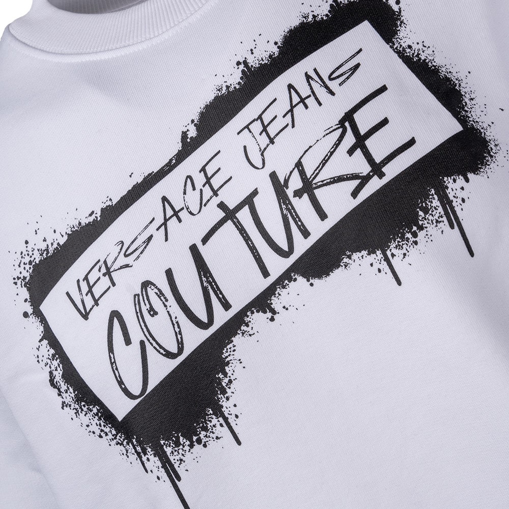 Versace Jeans Couture Λευκό Φούτερ C Neck - VJ0AP75GAIT15CF01O00