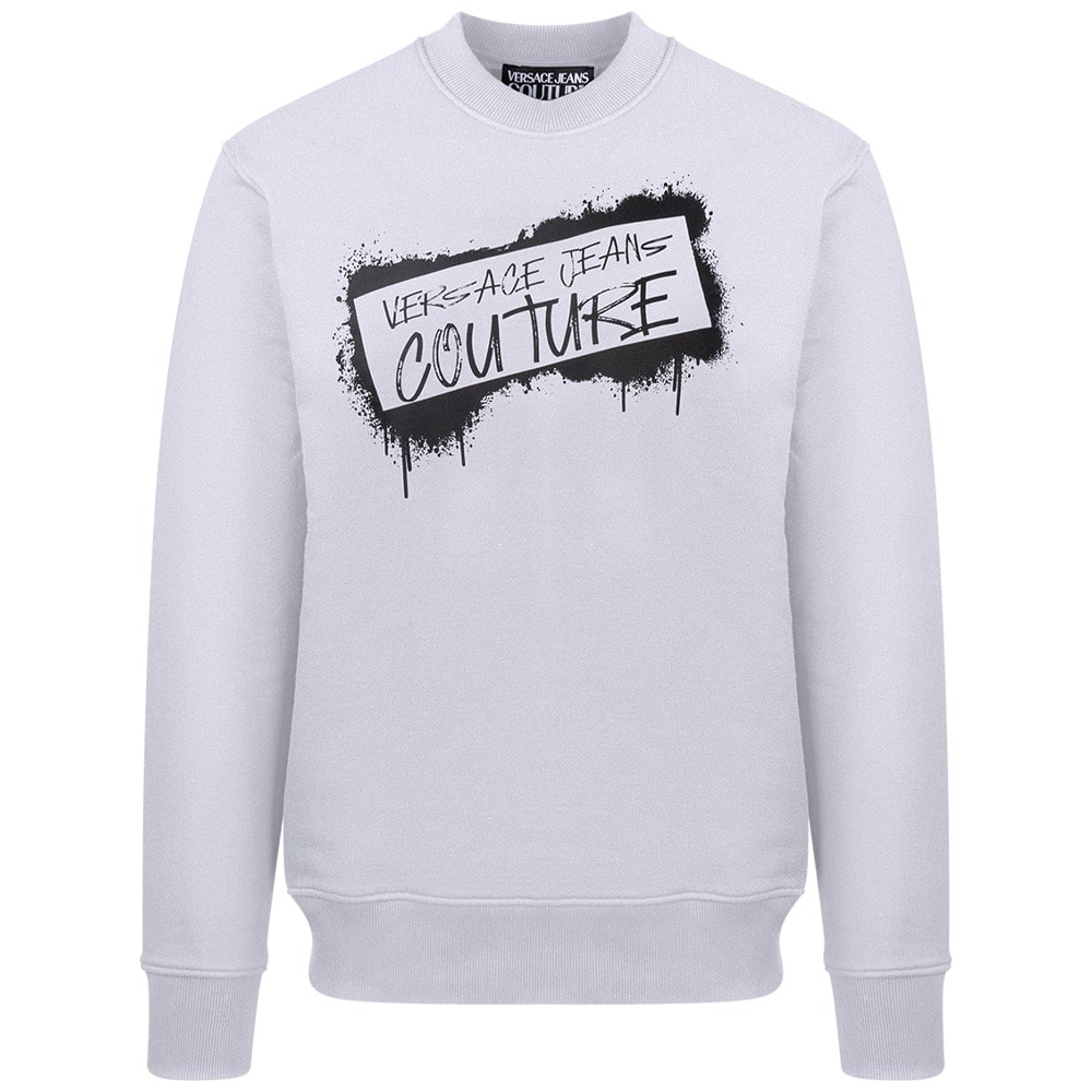 Versace Jeans Couture Λευκό Φούτερ C Neck - VJ0AP75GAIT15CF01O00
