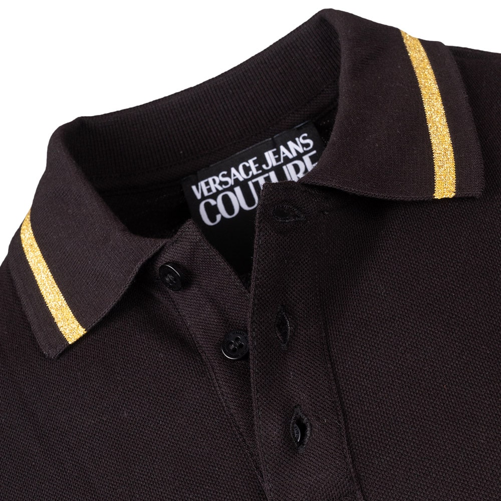 Versace Jeans Couture Μαύρο Κοντομάνικο polo - VJ0AP76GAGT02CJ01T00