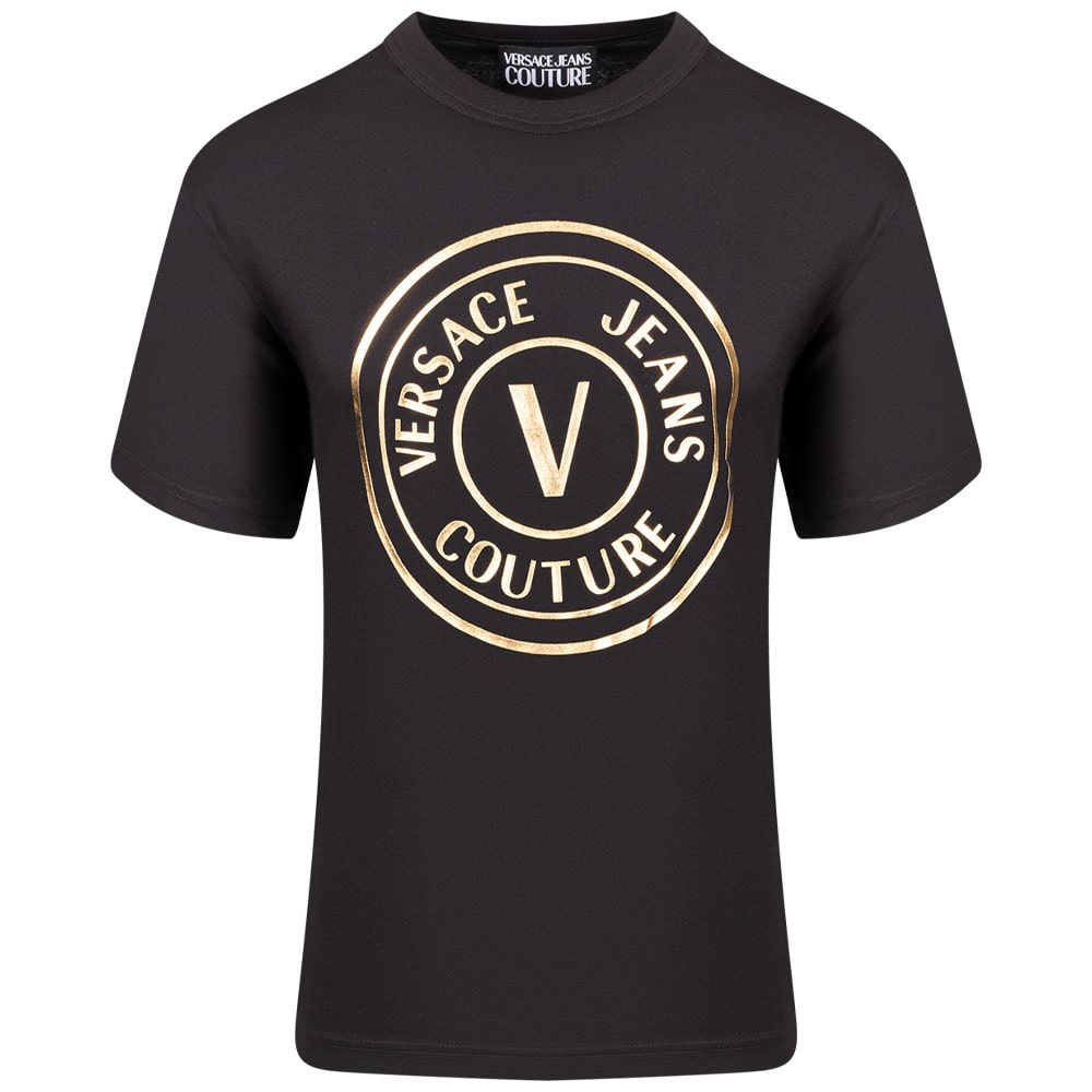 Versace Jeans Couture Μαύρο T-shirt - VJ0AP76GAHT04CJ00T00