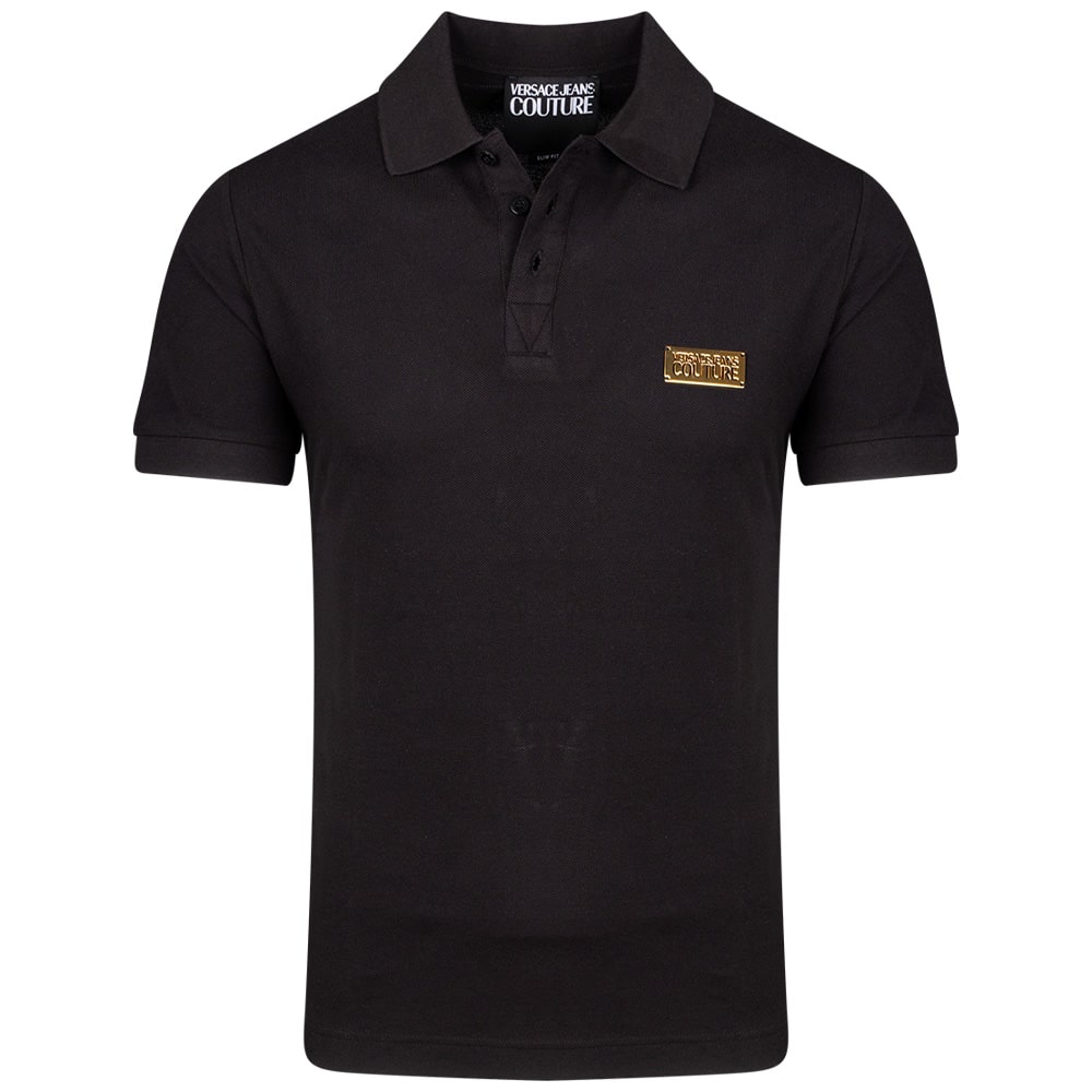 Versace Jeans Couture Μαύρο Κοντομάνικο polo - VJ0AP78GAGT08CJ01T00