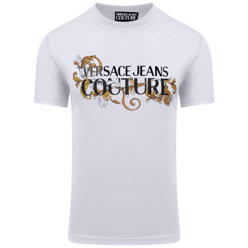 Versace Jeans Couture Λευκό T-shirt C Neck - VJ0AP78GAHC05CJ01C00