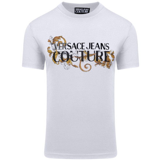 Versace Jeans Couture Λευκό T-shirt C Neck - VJ0AP78GAHC05CJ01C00