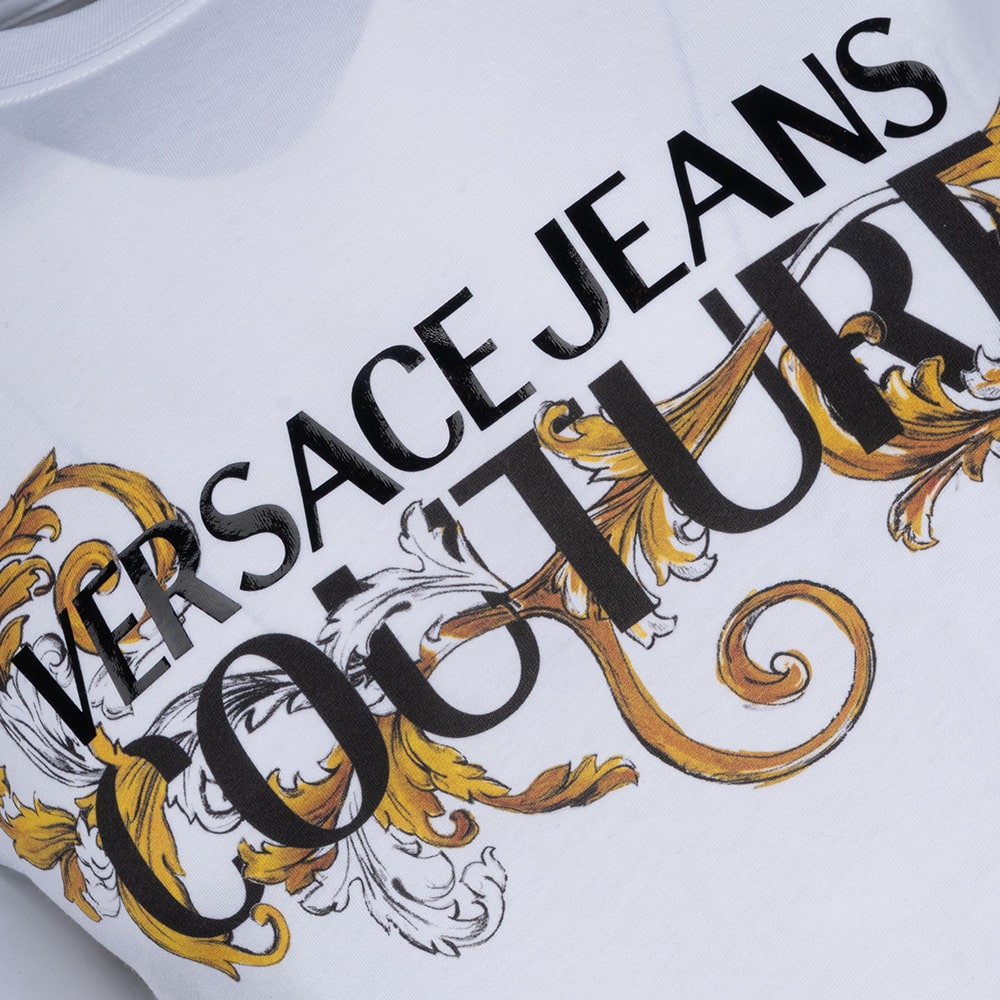 Versace Jeans Couture Λευκό T-shirt C Neck - VJ0AP78GAHC05CJ01C00