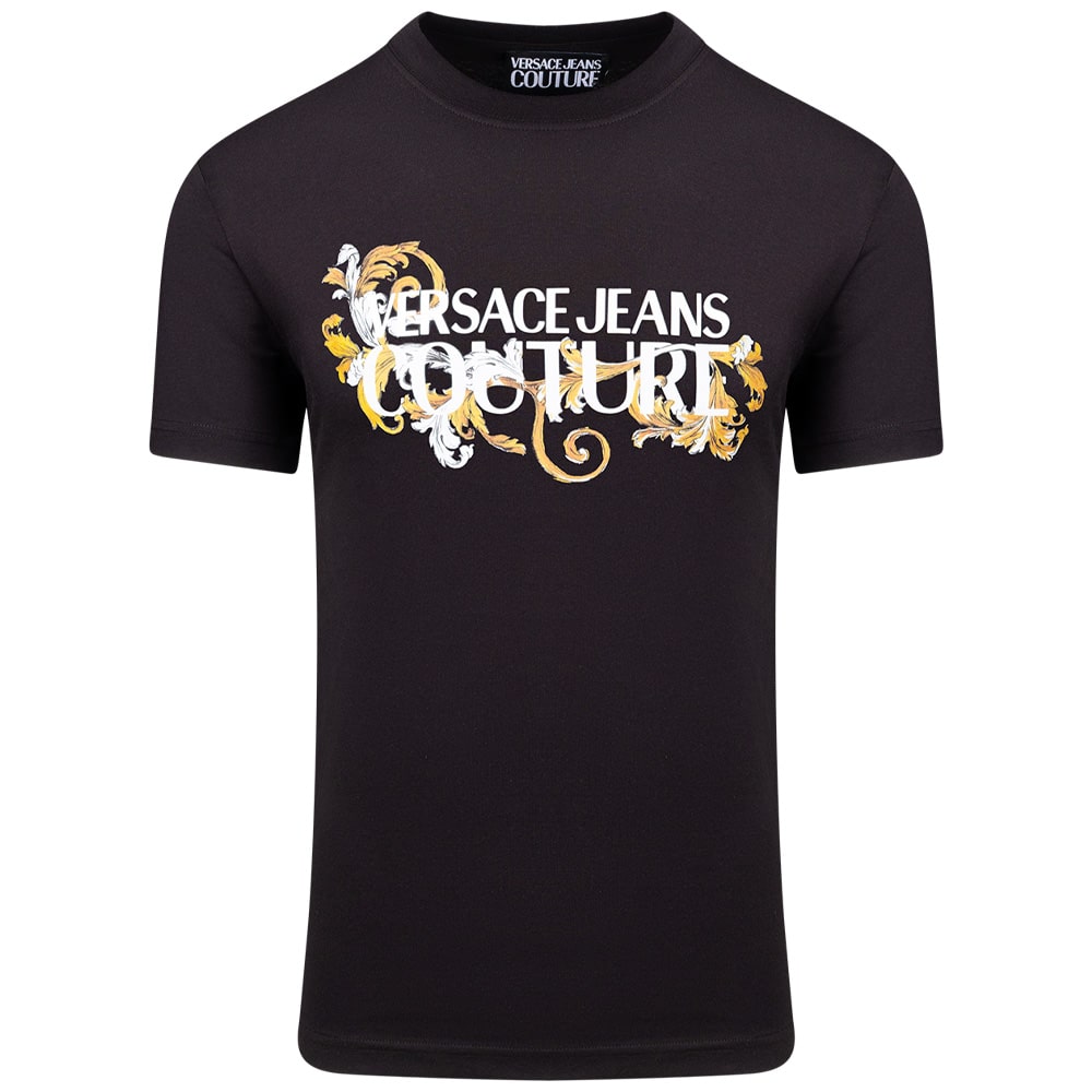 Versace Jeans Couture Μαύρο T-shirt C Neck - VJ0AP78GAHC05CJ01C00