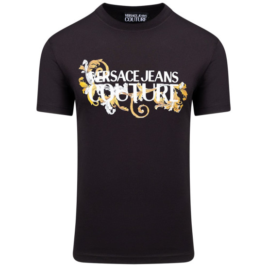 Versace Jeans Couture Μαύρο T-shirt C Neck - VJ0AP78GAHC05CJ01C00