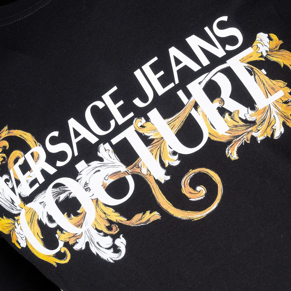 Versace Jeans Couture Μαύρο T-shirt C Neck - VJ0AP78GAHC05CJ01C00